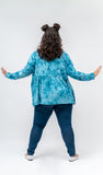 Teal Tie Dye Cardigan