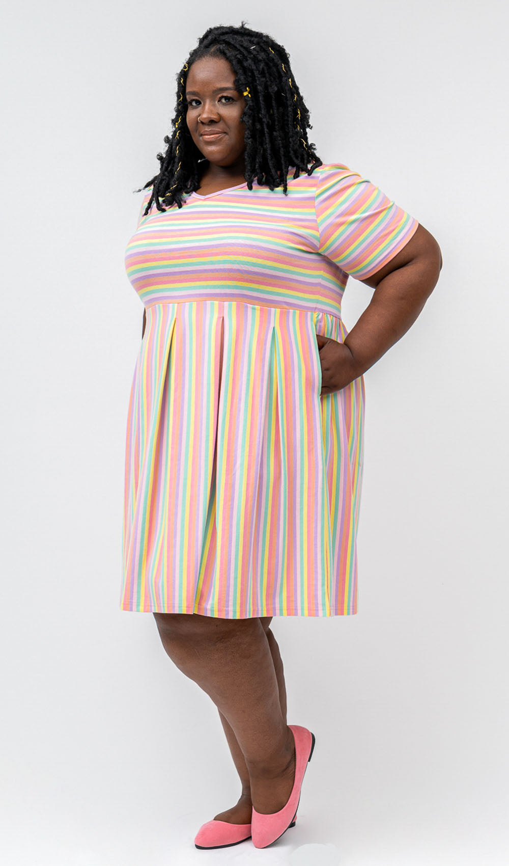 Rainbow Dress HeyPeach Rainbow Dress HeyPeach