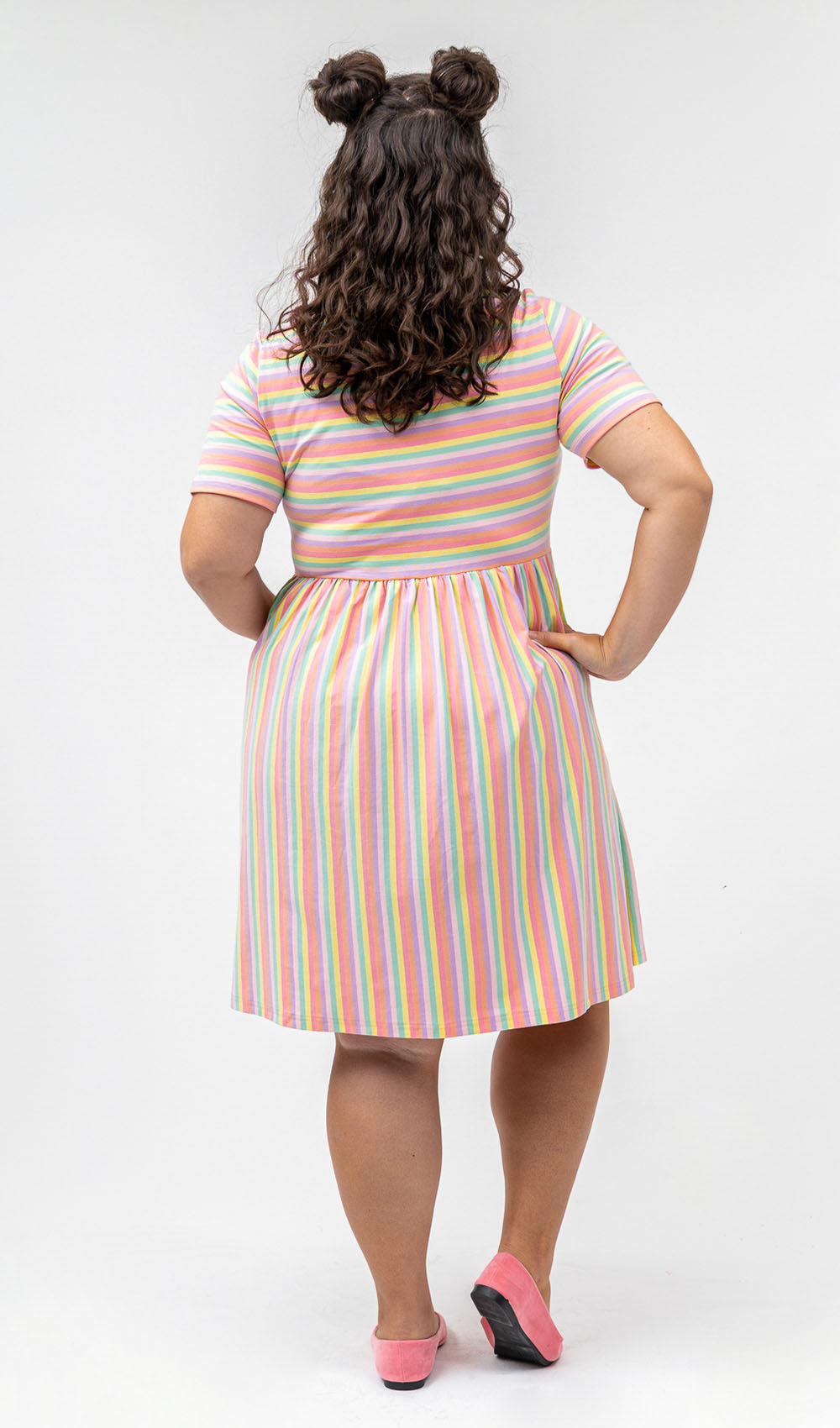 plus size pastel rainbow dress Pastel Rainbow Multicolor Tulle Maxi Dress SheLikesBVI.com