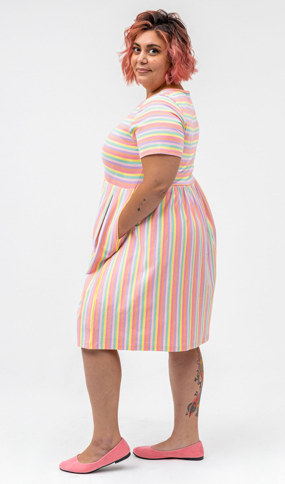 Rainbow Dress HeyPeach Rainbow Dress HeyPeach